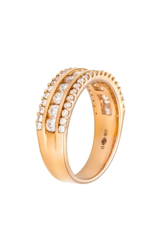Anillo Désir - Oro rosa y diamantes