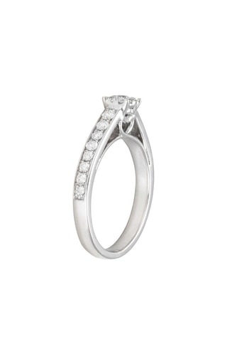 2 anillos Amour éclatant - Oro blanco y diamantes
