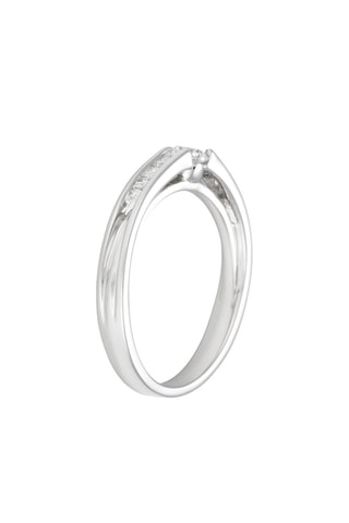 Anillo Toute la vie - Oro blanco y diamantes
