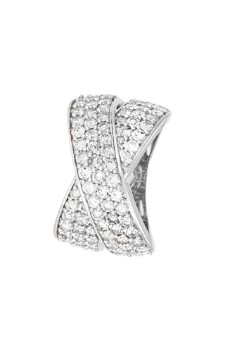 Bague Ruban de Lumière - Or blanc et diamants