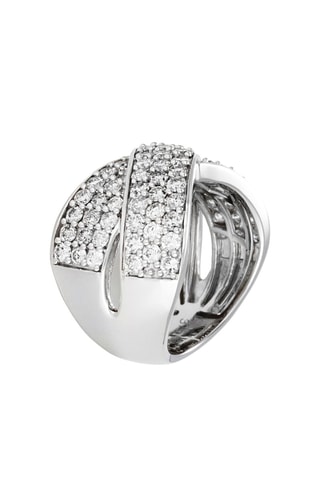 Bague Ruban de Lumière - Or blanc et diamants