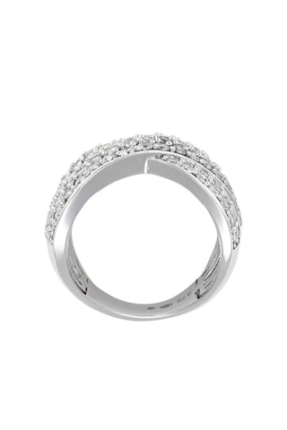 Bague Ruban de Lumière - Or blanc et diamants