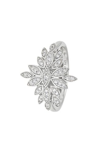 Bague Neith - Or blanc et diamants