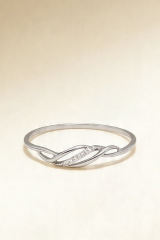 Anillo Life - Oro blanco y diamantes