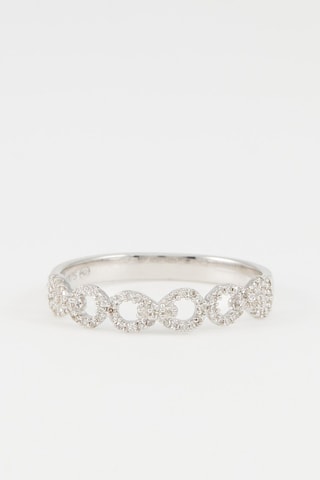Anillo Eos - Oro blanco y diamantes