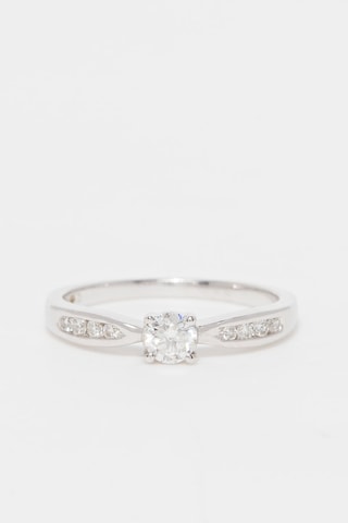 Alianza Marry You Oro blanco y diamantes