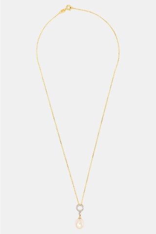Colgante Jolie Perle - Oro amarillo y diamantes