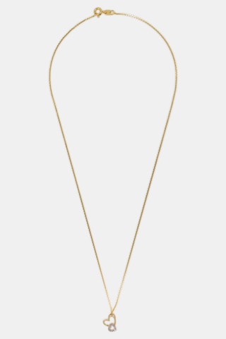 Colgante Bi Heart - Oro amarillo y diamantes