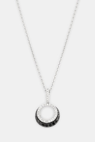 Colgante Halia - Oro blanco y diamantes