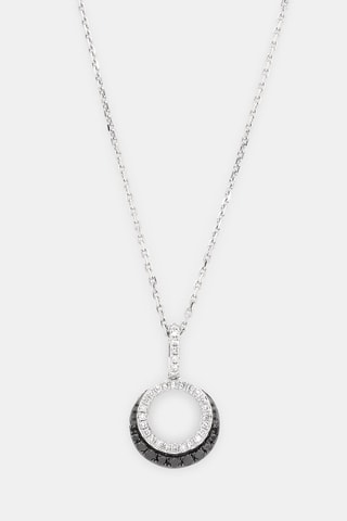 Colgante Halia - Oro blanco y diamantes
