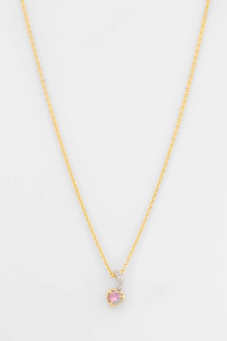 Colgante Nellie - Oro amarillo, diamantes y zafiro