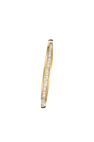 Bague Alliance Rail - Or jaune et diamants