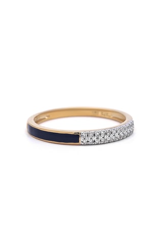 Anillo Etreinte Enchantée - Oro amarillo y diamantes