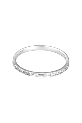 Anillo Sonnie - Oro blanco y diamantes