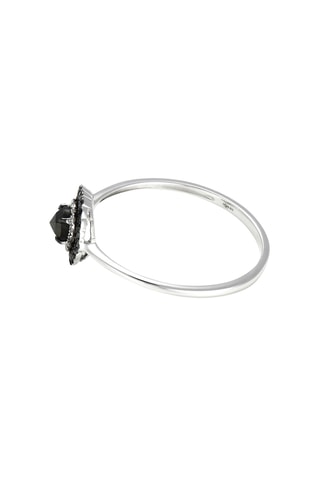 Anillo Meiga - Oro blanco y diamantes