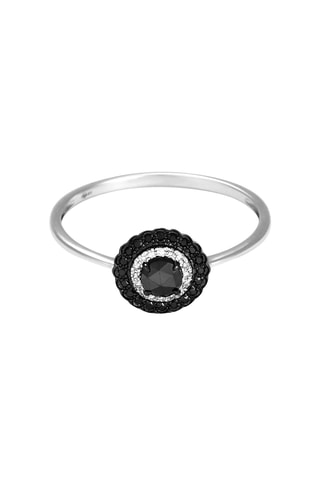 Anillo Meiga - Oro blanco y diamantes