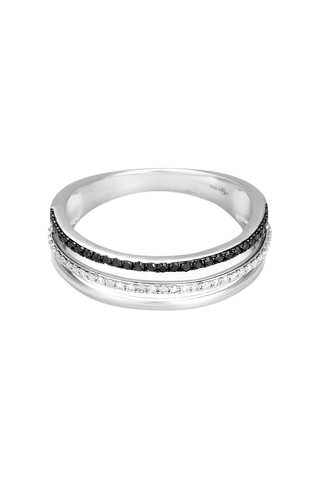 Anillo Delya - Oro blanco y diamantes