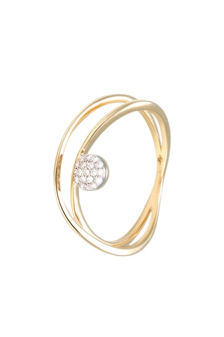 Anillo Alejandra - Oro amarillo y diamantes