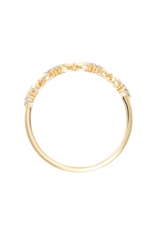 Anillo Lizéa - Oro amarillo y diamantes