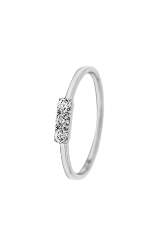 Anillo - Oro blanco y diamantes