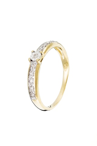 Bague Solitaire Brillant - Or jaune et diamants