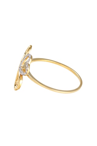 Anillo Cora - Oro amarillo y diamantes