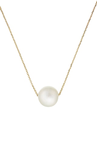 Collar Single Pearl - Oro amarillo