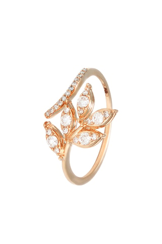 Anillo Izïa - Oro amarillo y diamantes