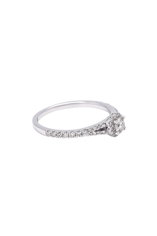 Anillo Milles et un Diamant - Oro blanco y diamantes