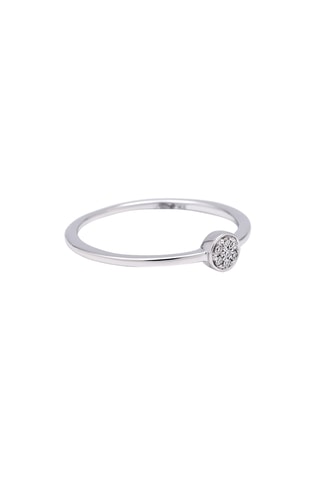 Anillo Rond de lumière - Oro blanco y diamantes