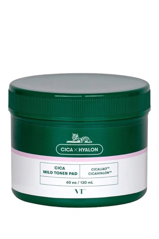 Vt Comsetics - Discos tonificantes exfoliantes - Cica Mild Toner Pad - Rostro - 60 unidades
