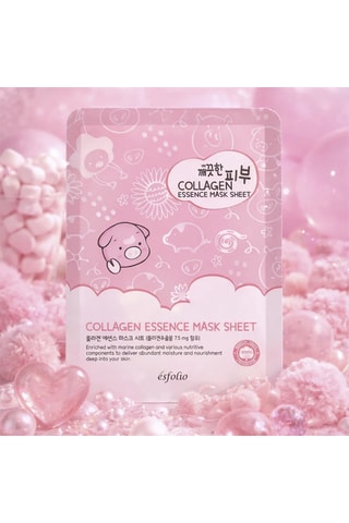 5 mascarillas de tela Essence Pure Collagene - 5 x 25 ml