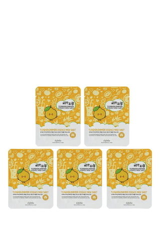 5 mascarillas Esencia de Yuja y Niacinamida Pure Skin - 5 x 25 ml