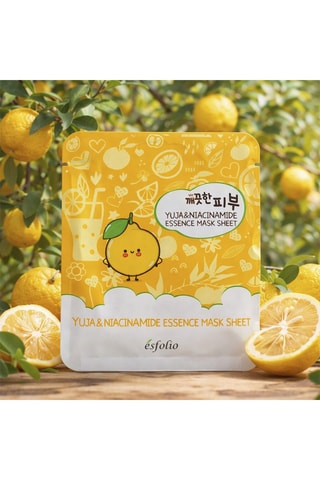 5 mascarillas Esencia de Yuja y Niacinamida Pure Skin - 5 x 25 ml