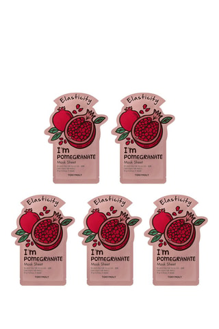 5 mascarillas de tela Granada I am elasticity - 5 x 21 ml