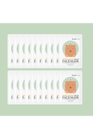 10 mascarillas faciales Sweet Honey Bear - 10 x 21 ml