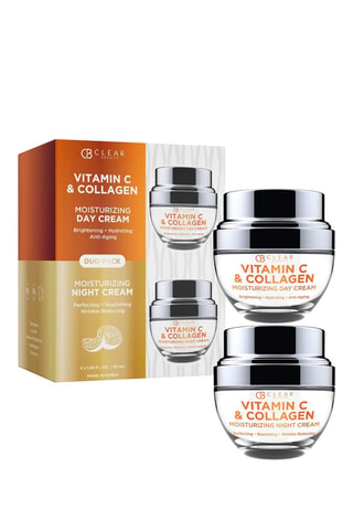 Estuche dúo día/noche Clear Beauty Vitamin C and collagen - 2 productos
