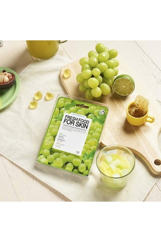 5 mascarillas faciales Freshfood For Skin Uva - 5 x 21 ml
