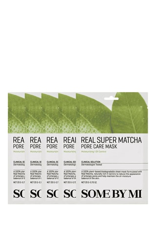 5 mascarillas Super Matcha Pores Some By Mi - 5 x 20 g