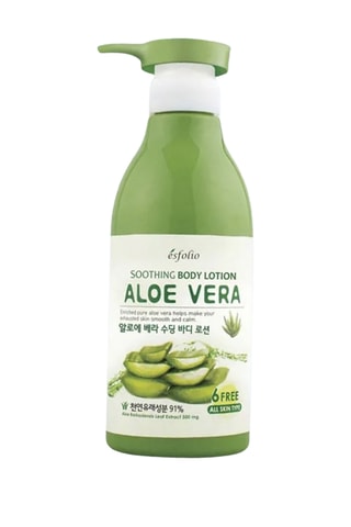 Loción corporal calmante con aloe vera - 500 ml