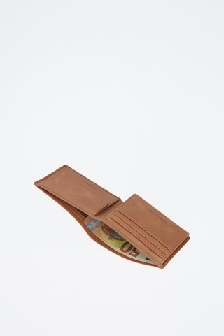 Portafoglio in pelle Staple - Beige