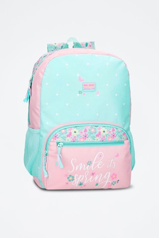 Zaino - Bianco, blu e rosa