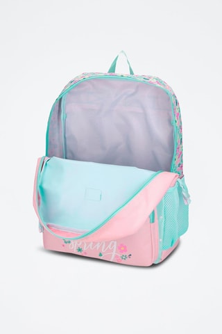 Zaino - Bianco, blu e rosa