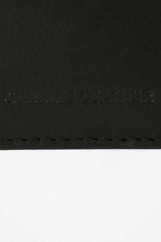 Portamonete in pelle Marshal - Nero