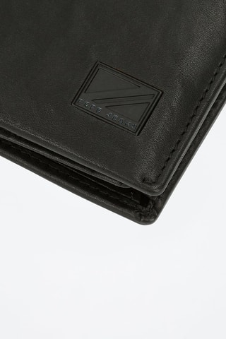 Portamonete in pelle Marshal - Nero