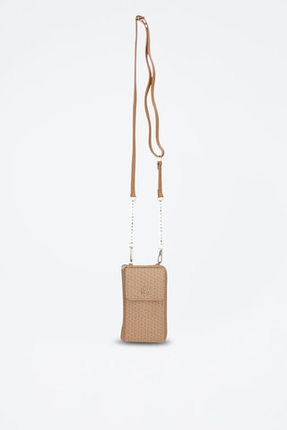 Borsa a tracolla Megan - Beige e marrone