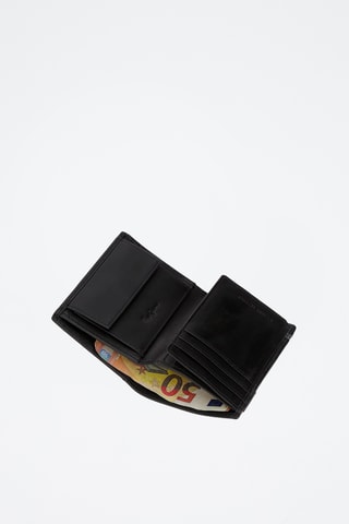 Portafoglio in pelle Tape - Nero