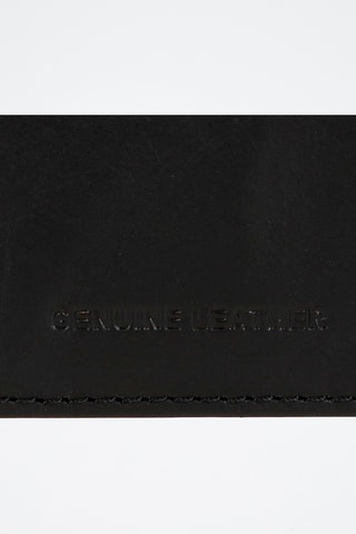 Portafoglio in pelle Tape - Nero