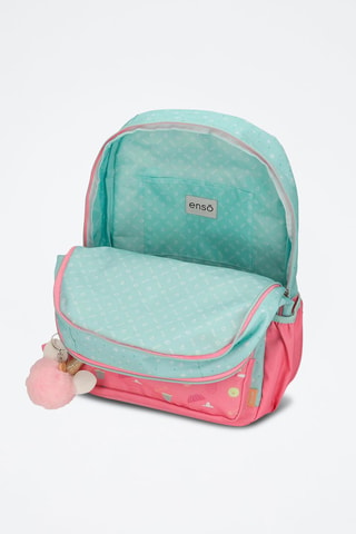 Zaino - Verde e rosa