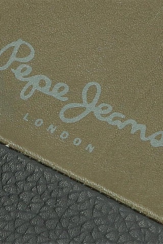 Portacarte in pelle Dual - Nero e verde
